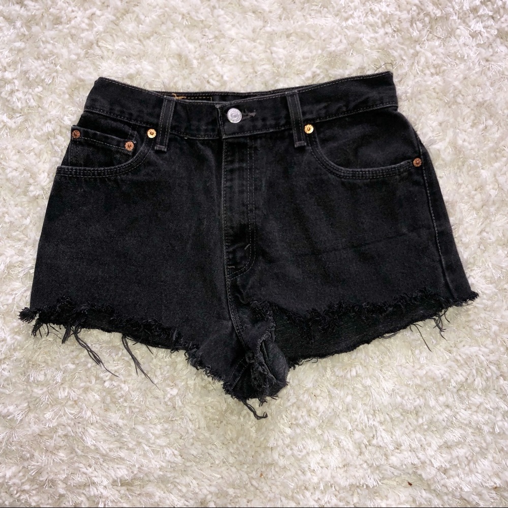Levi’s High Waisted Cutoff Shorts